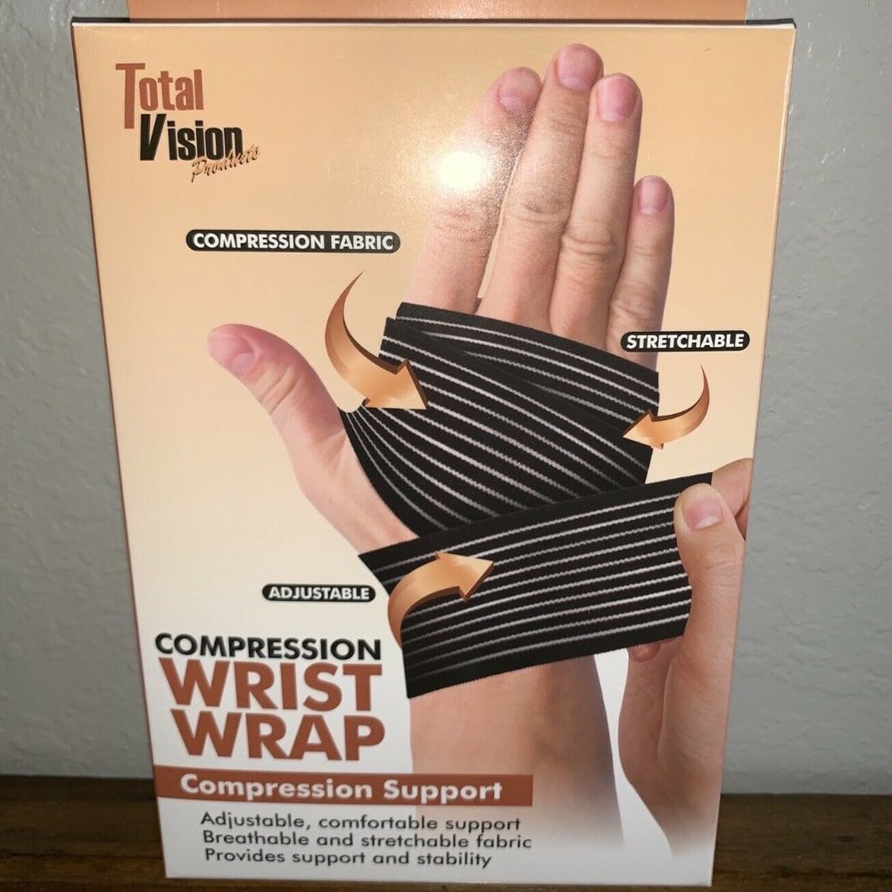 New Compression Wrist Wrap Adjustable Breathable Stretchable Stability Support